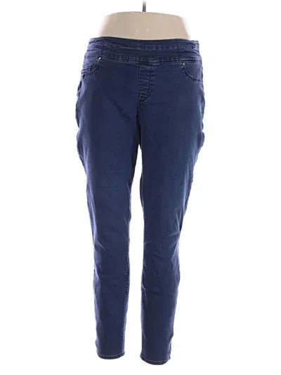 Pre-owned Iman Jeggings In Blue