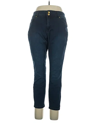 Pre-owned Iman Jeggings In Blue