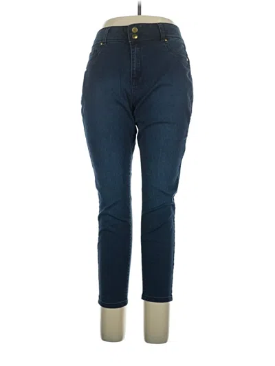Pre-owned Iman Jeggings In Blue