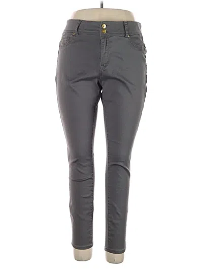 Pre-owned Iman Jeggings In Gray