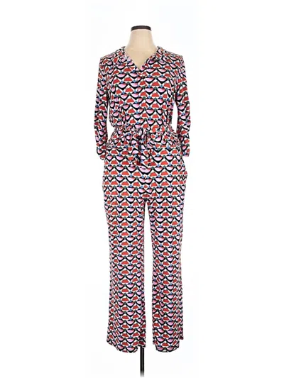 Pre-owned Iman Jumpsuit In Red
