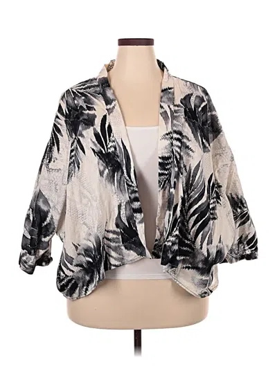 Pre-owned Iman Kimono In Gray