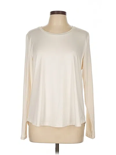 Pre-owned Iman Long Sleeve T-shirt In White