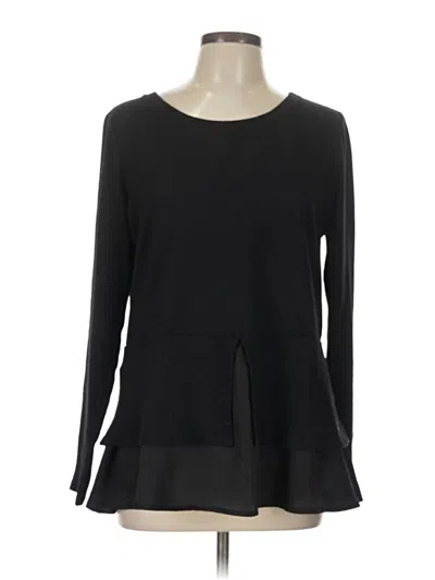 Pre-owned Iman Pullover Sweater In Black