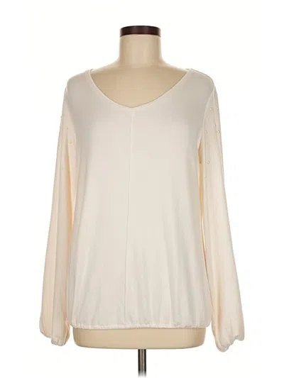 Pre-owned Iman Pullover Sweater In White