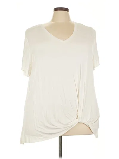 Pre-owned Iman Short Sleeve T-shirt In Ivory
