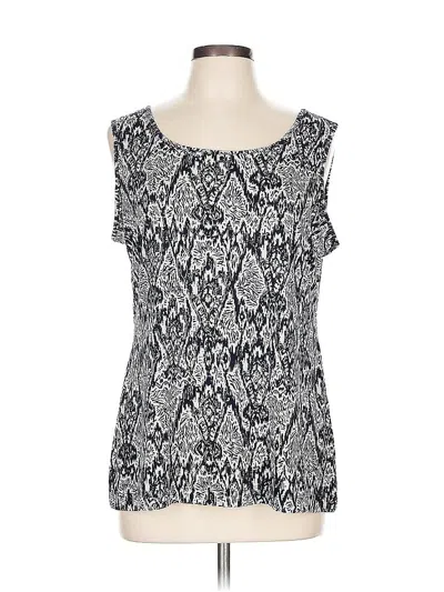 Pre-owned Iman Sleeveless Blouse In Silver