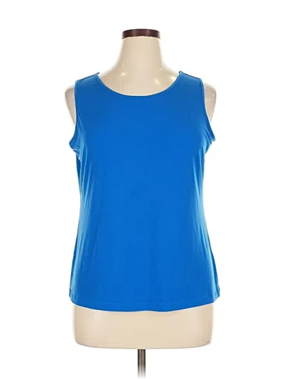 Pre-owned Iman Sleeveless T-shirt In Blue