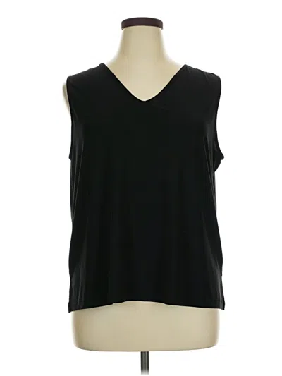 Pre-owned Iman Sleeveless T-shirt In Black