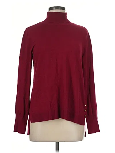 Pre-owned Iman Turtleneck Sweater In Burgundy