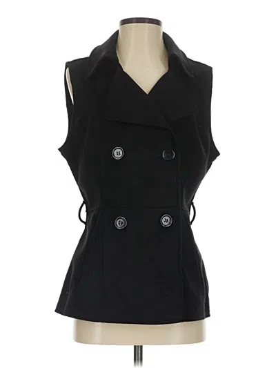 Pre-owned Iman Vest In Black
