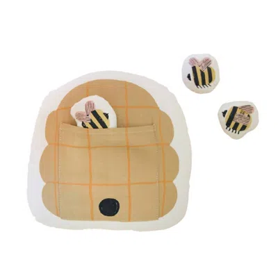 Imani Collective Interactive Beehive Pillow In Beige In Brown