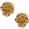 Imber Rose Statement Stud Earrings In White