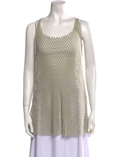 Pre-owned Imitation Of Christ Patterned Scoop Neck Tunic In Neutral