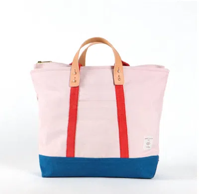 Immodest Cotton Women's Small Zipper Tote Bag In Pink