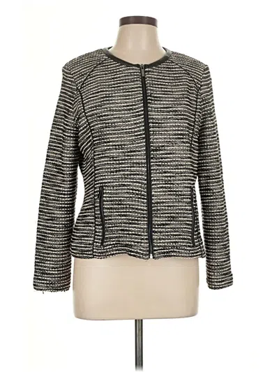 Pre-owned Imnyc Isaac Mizrahi Jacket In Gray