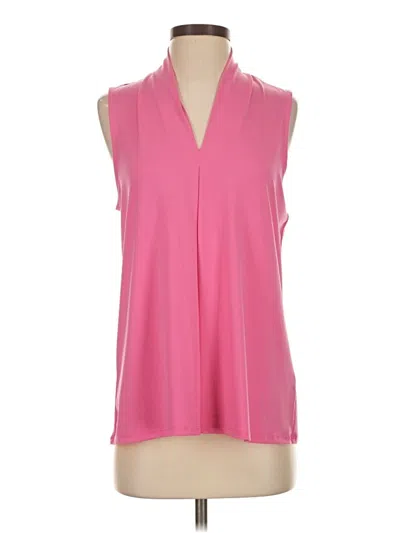 Pre-owned Imnyc Isaac Mizrahi Sleeveless Blouse In Pink