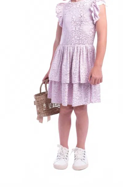 Imoga Kids' Nathan Dress In Pink In Purple