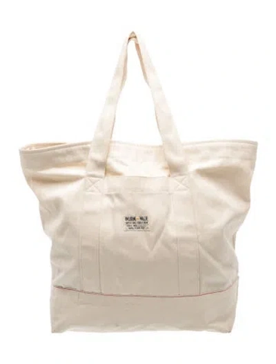 Pre-owned Imogene + Willie Canvas Tote In Neutrals