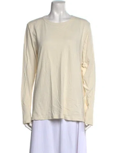 Pre-owned Imogene + Willie Crew Neck Long Sleeve Sweatshirt In Neutral