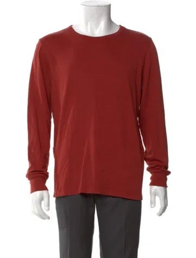 Pre-owned Imogene + Willie Crew Neck Long Sleeve T-shirt In Green