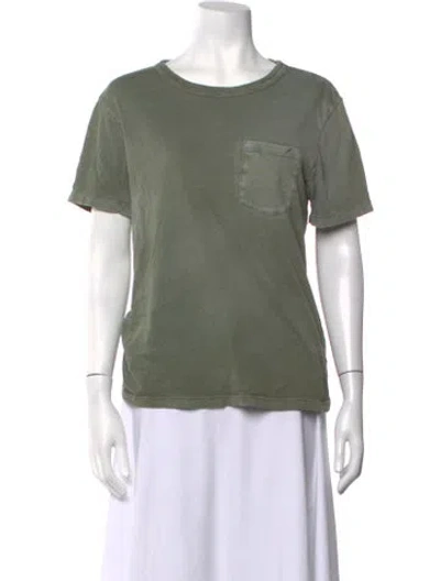 Pre-owned Imogene + Willie Crew Neck Short Sleeve T-shirt In Green