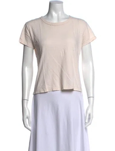 Pre-owned Imogene + Willie Crew Neck Short Sleeve T-shirt In Neutrals
