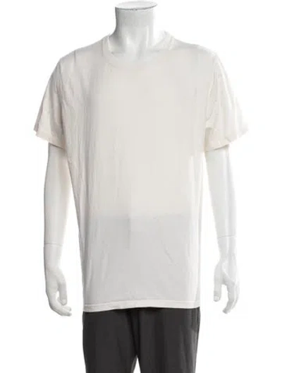 Pre-owned Imogene + Willie Crew Neck Short Sleeve T-shirt In Neutrals