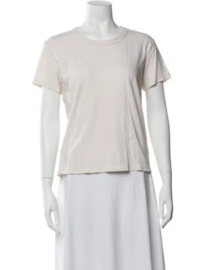 Pre-owned Imogene + Willie Crew Neck Short Sleeve T-shirt In Neutrals
