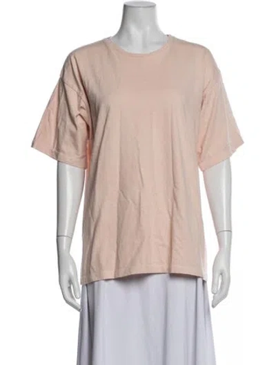 Pre-owned Imogene + Willie Crew Neck Short Sleeve T-shirt In Pink