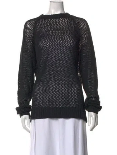 Pre-owned Imogene + Willie Crew Neck Sweater In Black