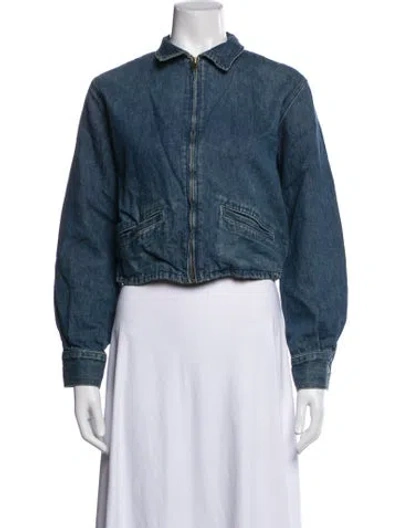 Pre-owned Imogene + Willie Denim Jacket In Blue