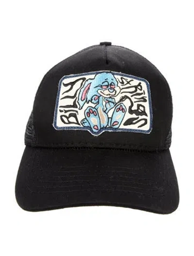 Pre-owned Imogene + Willie Embroidered Trucker Hat In Black