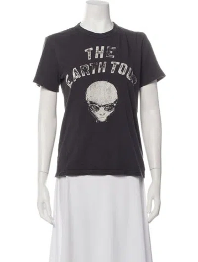 Pre-owned Imogene + Willie Graphic Print Crew Neck T-shirt In Multicolor