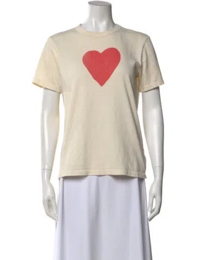 Pre-owned Imogene + Willie Graphic Print Crew Neck T-shirt In Neutral