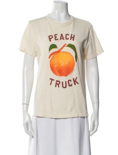 Pre-owned Imogene + Willie Graphic Print Crew Neck T-shirt In Neutral