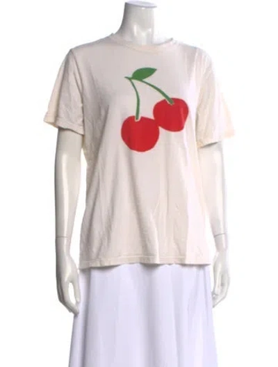 Pre-owned Imogene + Willie Graphic Print Crew Neck T-shirt In Neutral