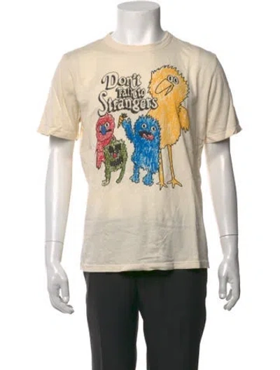 Pre-owned Imogene + Willie Graphic Print Crew Neck T-shirt In Neutrals