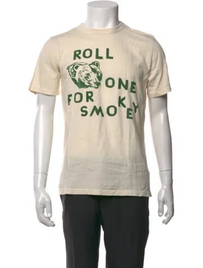 Pre-owned Imogene + Willie Graphic Print Crew Neck T-shirt In Neutrals