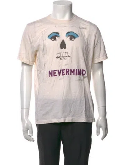 Pre-owned Imogene + Willie Graphic Print Crew Neck T-shirt In Neutrals