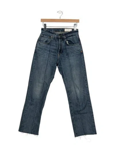 Pre-owned Imogene + Willie High-rise Flared Jeans In Blue