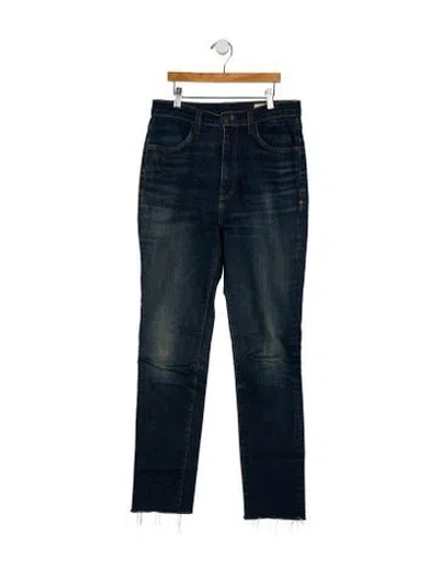 Pre-owned Imogene + Willie High-rise Skinny Leg Jeans In Blue