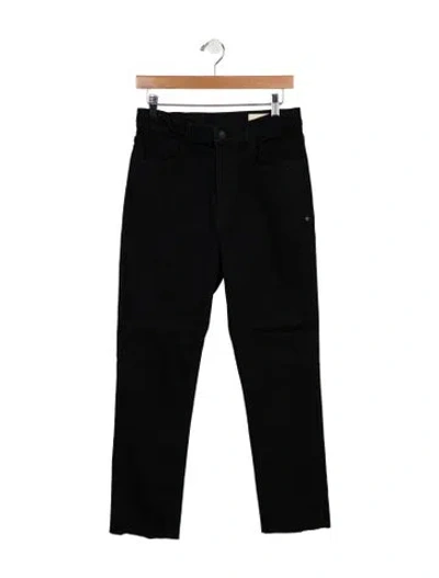 Pre-owned Imogene + Willie High-rise Straight Leg Jeans In Black