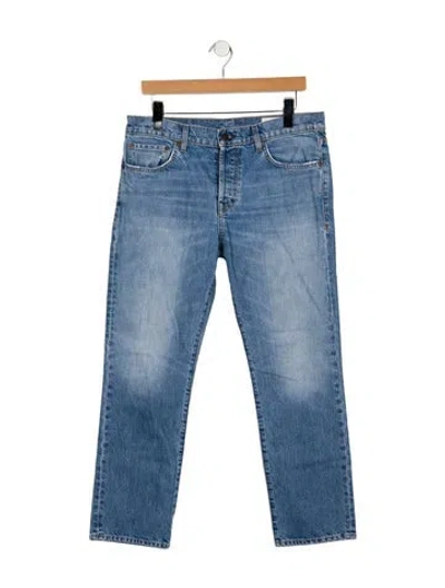 Pre-owned Imogene + Willie High-rise Straight Leg Jeans In Blue