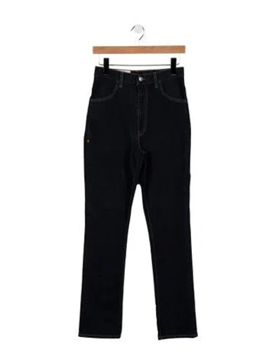 Pre-owned Imogene + Willie High-rise Straight Leg Jeans In Blue
