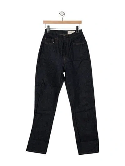 Pre-owned Imogene + Willie High-rise Straight Leg Jeans In Blue