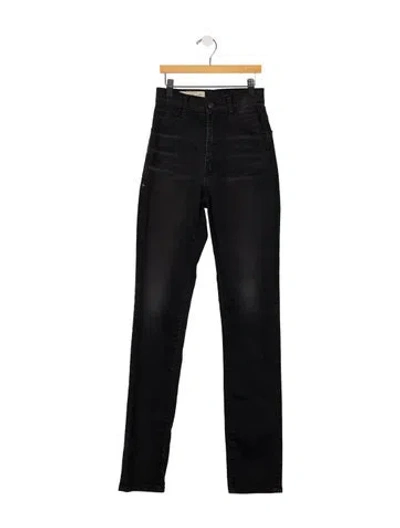 Pre-owned Imogene + Willie High-rise Straight Leg Jeans In Blue