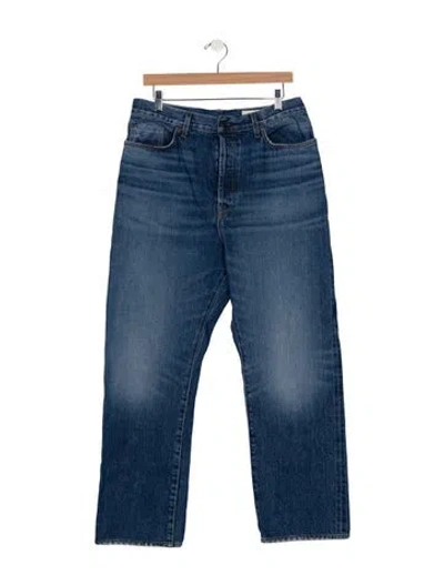 Pre-owned Imogene + Willie High-rise Straight Leg Jeans In Blue