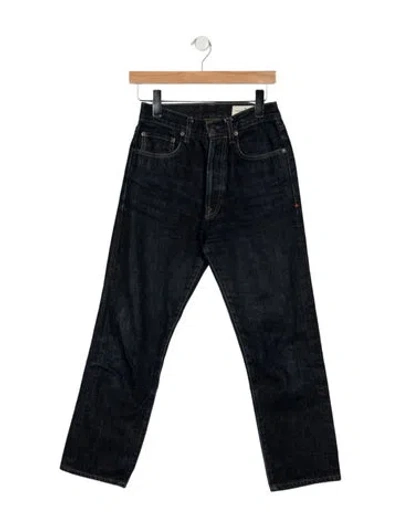 Pre-owned Imogene + Willie High-rise Straight Leg Jeans In Blue