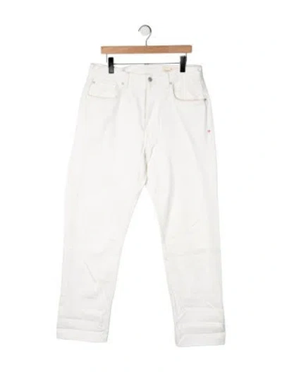 Pre-owned Imogene + Willie High-rise Straight Leg Jeans In Neutrals